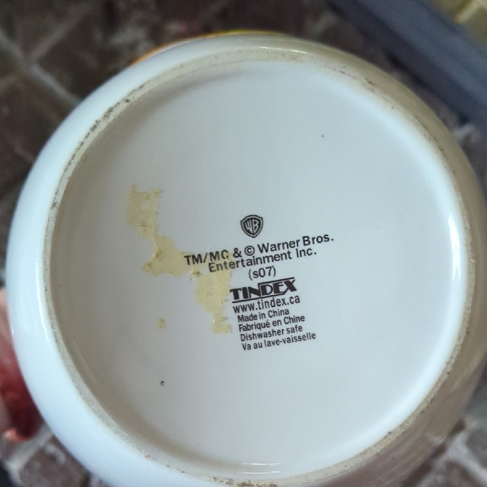 Warner Bros White Decor Jar with Tweety Bird Accents - Picture 4 of 6